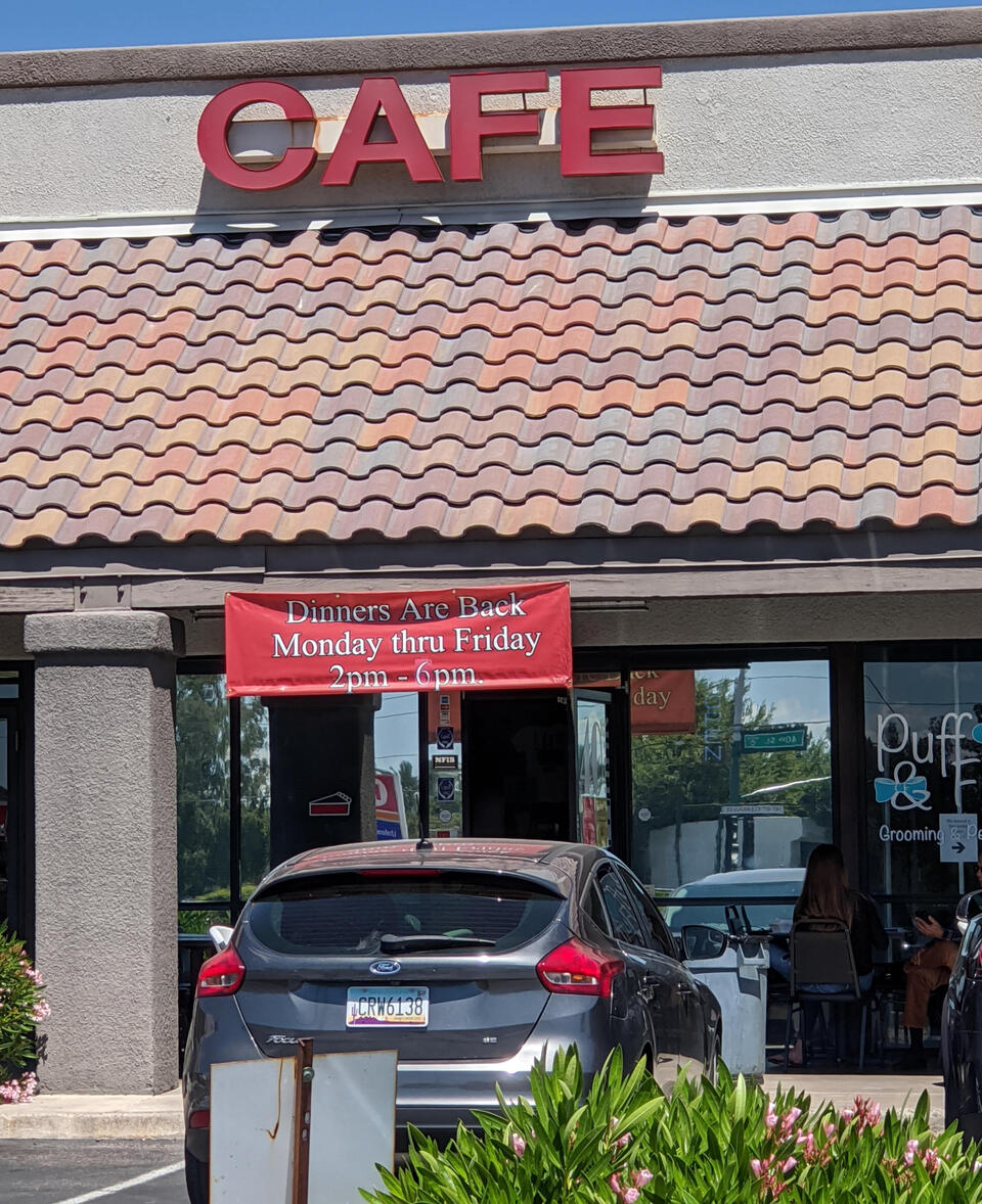 Cafe front
